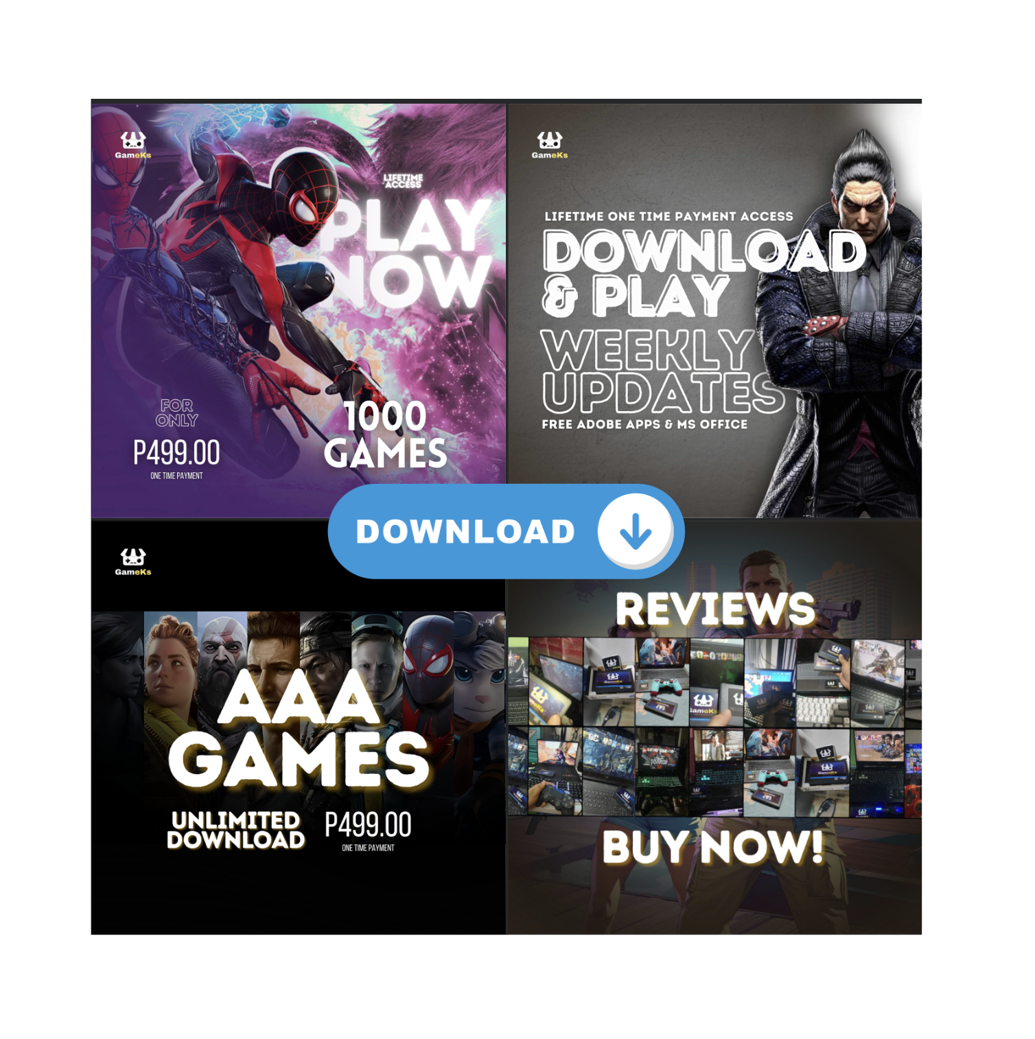 DOWNLOAD AND PLAY (LIKE STEAM)